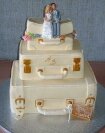 Свадебный торт для свадьбы стиле путешествие