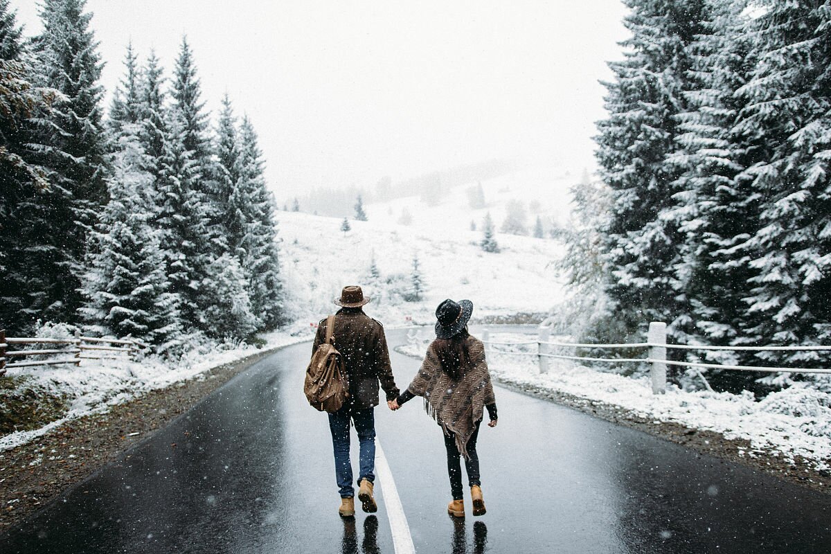 Love Story путешествие в горы зимой